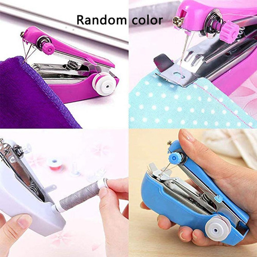 Prático Mini Máquina De Costura Manual Ferramenta De Costura