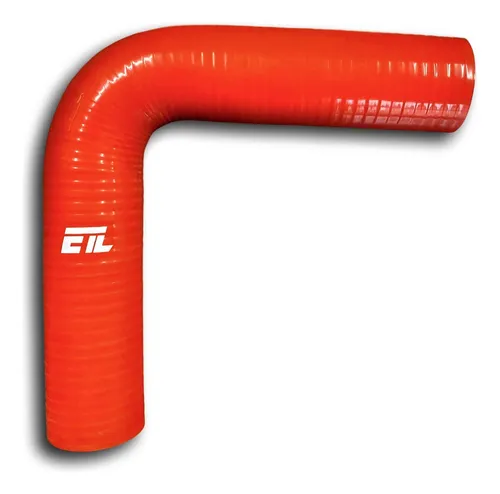 90 Grado Silicona Codo Rojo