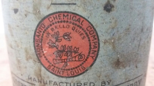 Antigua Lata De Monsanto Años 20 Coleccionable Muy Rara!! (Usado)