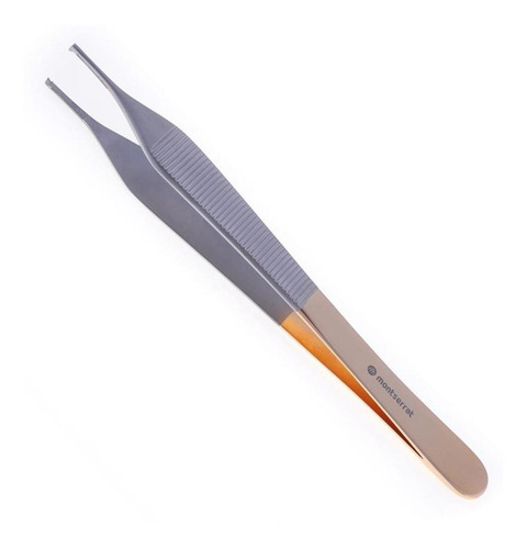 Pinça Adson Reta C/ Dente E Vídea 12 Cm