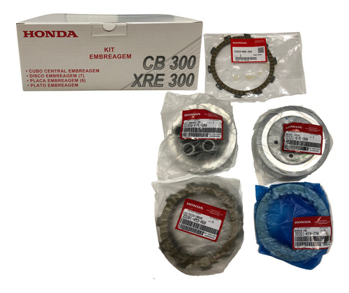 Kit Embreagem Cb 300 2010 A 2015 Original Honda