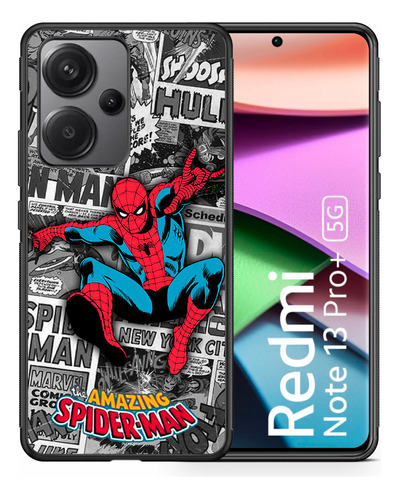 Funda Redmi Note 13 Pro Plus 5g Anime Manga Heroes Arte 