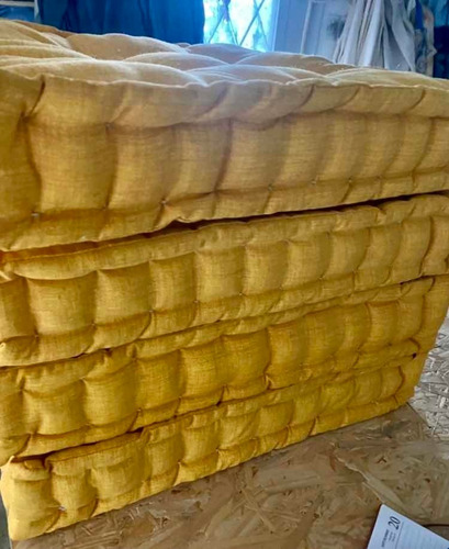 Imagen 3 de 8 de Almohadones Tatami 50 X 50 X 8 En Lona Dolher
