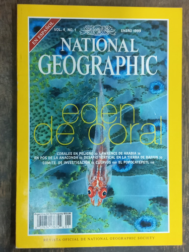 National Geographic Nº 1 * Eden De Coral * Enero 1999 *
