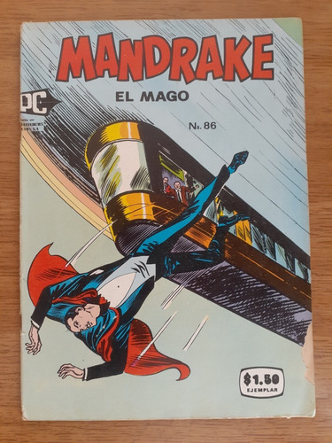 Cómic Mandrake El Mago Número 86 Editorial Publicaciones Colmex 1972