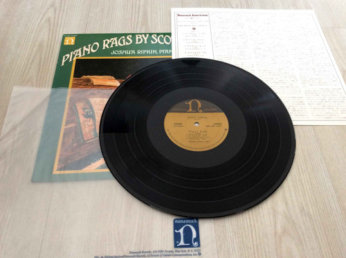Vinilo Scott Joplin, Joshua Rifkin - Piano Rags (1ª Ed. (Usado)