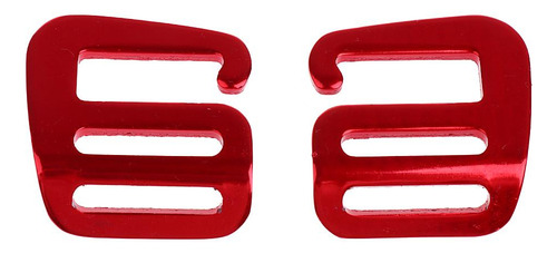 Hebilla Al De Las Correas Del Gancho De 2pcs G Para La Rojo