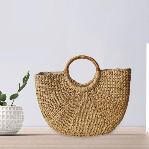 Bolso De Playa Tejido Para Mujer, Bolso De Paja, Bolso De L
