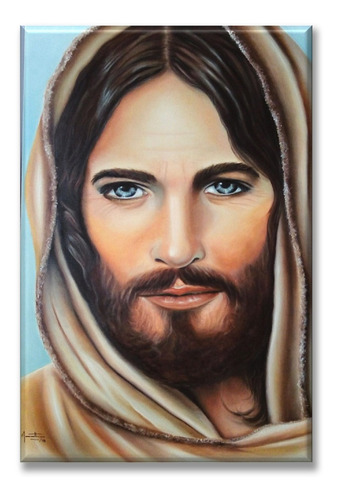 Cuadro Canva Rostro De Cristo 60*90 Cm