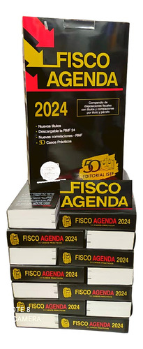 Fisco Agenda 2024 Ed Isef Paquete 10pz ! Mayoreo !