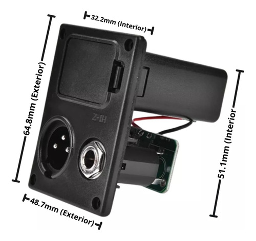 Ecualizador Preamplificad Activo P Guitarra Xlr Can Plug 6.5