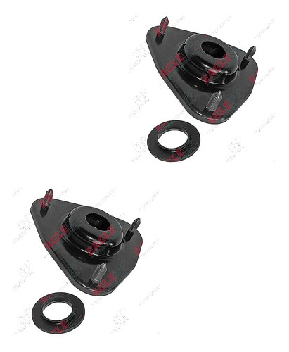 Kit 2 Bases Para Amortiguador Del Lancer 2.4l 4 Cil 04/06