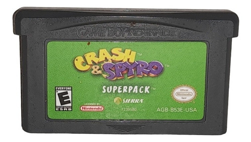 Crash & Spyro Superpack Videojuego Nintendo Gba Advance (Usado)
