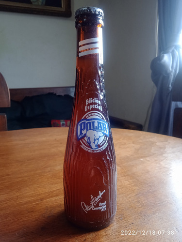 Botella Polar Edición Especial Bate David Concepción (llena)