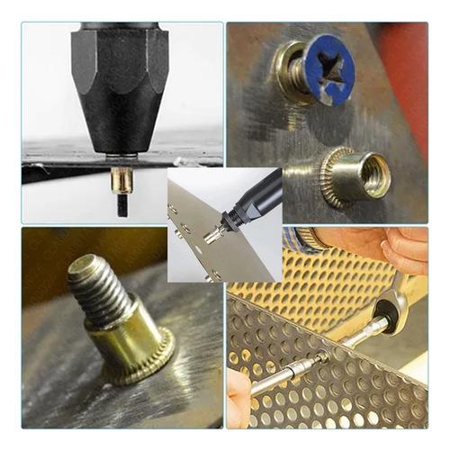 Tuerca Remachable Milimetrica M6 (100pzs)