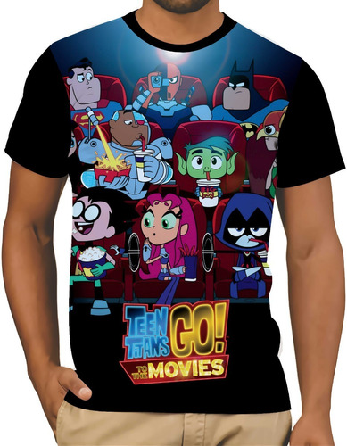 Camisa Camiseta Jovens Titans Personagens Desenho Em Alta 06