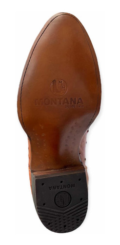 Bota Montana Original Vaquera Piel Avestruz De Primera 109