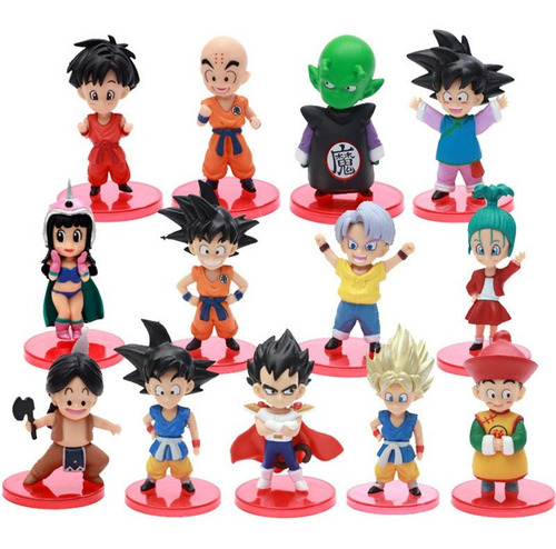Juego De 13 Figuras De Dragon Ball Z, Colección De Miniatura