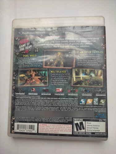Bioshock 2 Ps3 Playstation 3 (Usado)