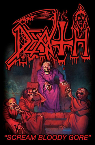 Espaldera Rock Parche Sublimado Death Death Metal