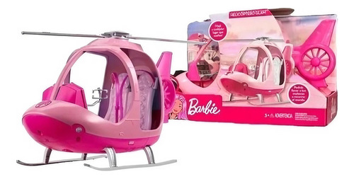 Helicoptero Glam Barbie Para Muñeca De 28 Cm Miniplay 760 