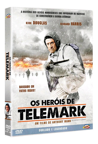 Os Heróis De Telemark - Dvd - Kirk Douglas - Richard Harris