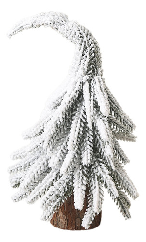 Árbol De Navidad Con Cabeza Torcida Para Escritorio, Nieve C