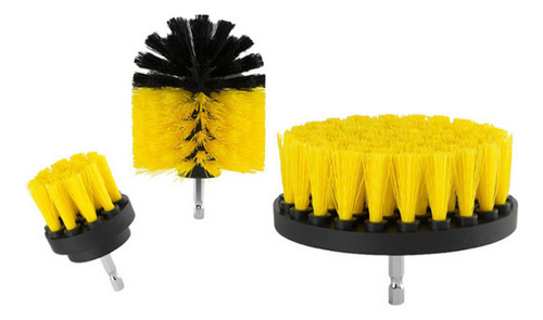 Común (uso) Kit De 4pcs Cepillos Para Taladro Limpieza
