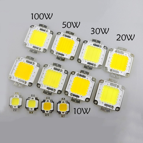 Luz Led 30w 6400k Bl Chip Potencia Repuesto Reflector Bombil