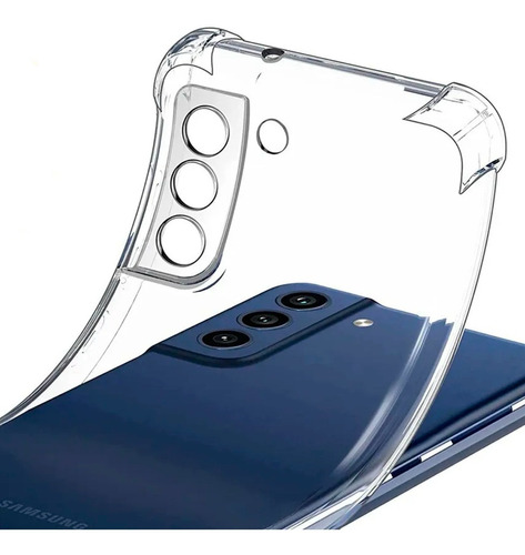  Funda Forro Transparente Flexible Reforzado Para Galaxy S22