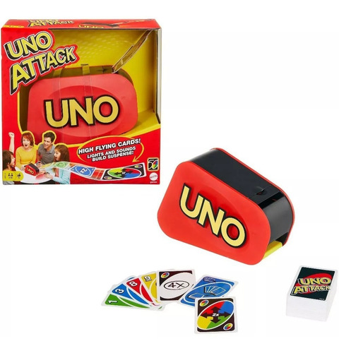 Juego De Cartas Mattel Games Uno Attack Importado