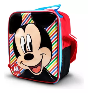 Lonchera Para Niños Disney Mickey Mouse De Tela Termica