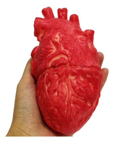 Corazón Artificial, Látex Humano Falso, Tamaño Natural, Sang