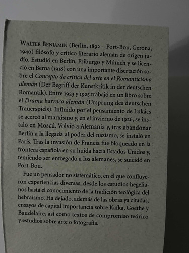 Cartas De La Época De Ibiza- Walter Benjamin, W,-2 (Usado)