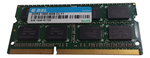 Memoria Ram Dsl Notebook 4gb Cl11 2rx8 Verde Oscuro