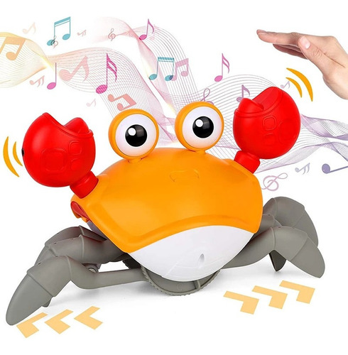 Interactive Electric Crab Toy With Music And Light