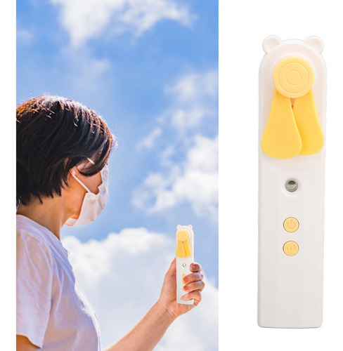 Miniventilador De Mano, Nebulizador, Recargable, Portátil, D
