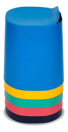 Taburetes Apilables De Plástico Para Exteriores Paquete De 5 Color Del Asiento Color De La Estructura
