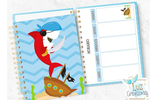 Libreta De Tareas Mod. Tiburón