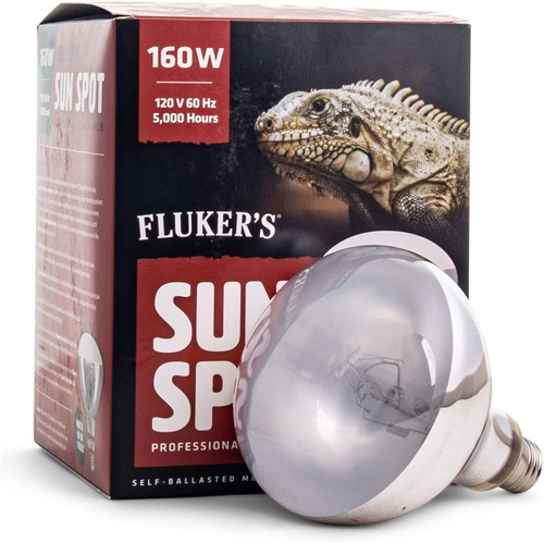 Fluker's Sun Spot Lámpara De Inundación De Vapor De Mercurio