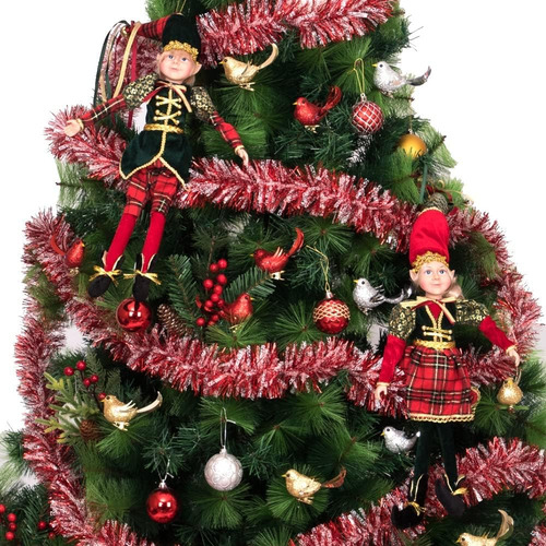 2 Piezas De Elfo Posable De Navidad De 25 Pulgadas, Elf...