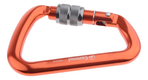 28kn Carabiner Locking Spring Cerradura De Tornillo Naranja