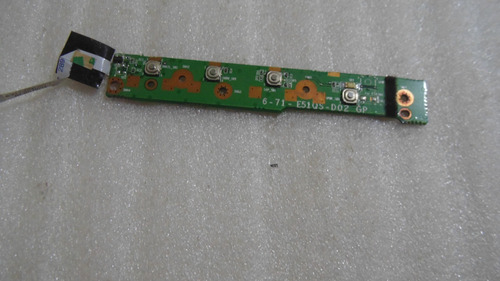 Botão Placa Power Para Notebook Itautec A7520 6-71-e51qs-d02 (Usado)