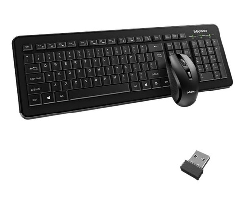 Teclado Y Mouse Inalámbrico Mt-c4120 Negro