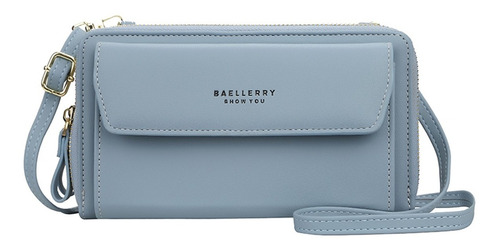 Cartera Piel Cera De Aceite Baellerry Dama Porta Celular