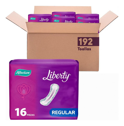 Toalla Para Incontinencia Liberty Talla Regular C/192