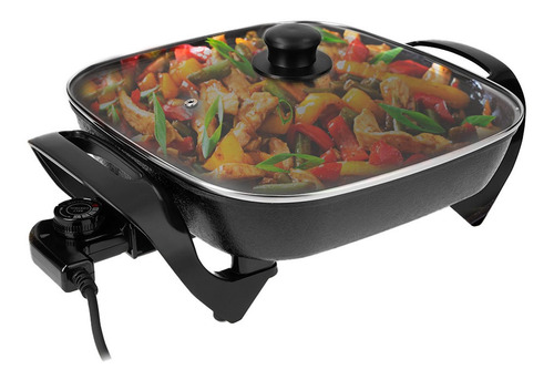 Sartén eléctrica calor Winco W54 - Negro 1500W