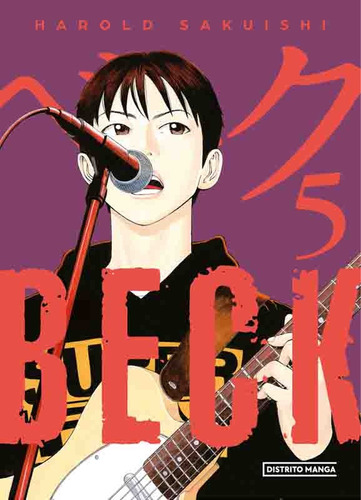 Beck 5, De Harold Sakuishi. Editorial Distrito Manga, Tapa Blanda, Edición 1 En Español, 2023