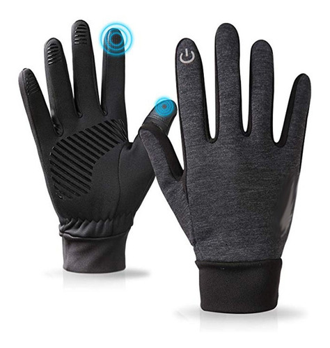 Guantes De Pantalla Táctil Impermeables Para Correr En Noche