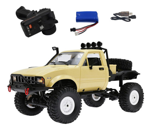 Camión Rc A Escala 1/16 C14 Rock Crawler 4wd 2,4 Ghz 4ch